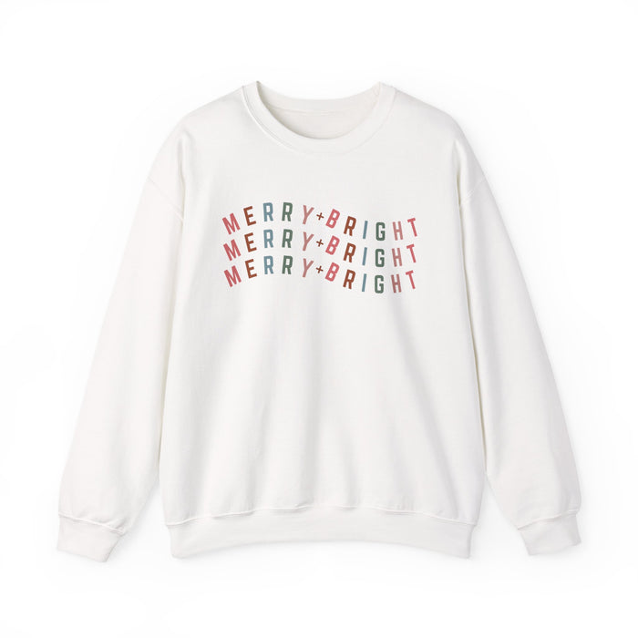 Merry + Bright Wavy Sweatshirt