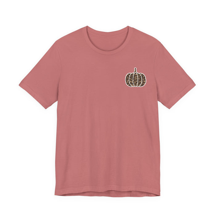 Leopard Pumpkin Fall T-Shirt