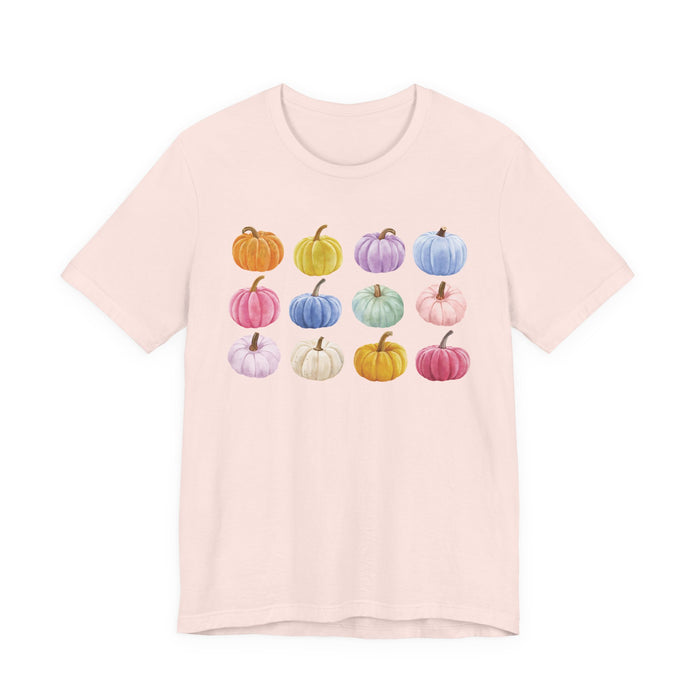 Colorful Pumpkin Graphic T-Shirt