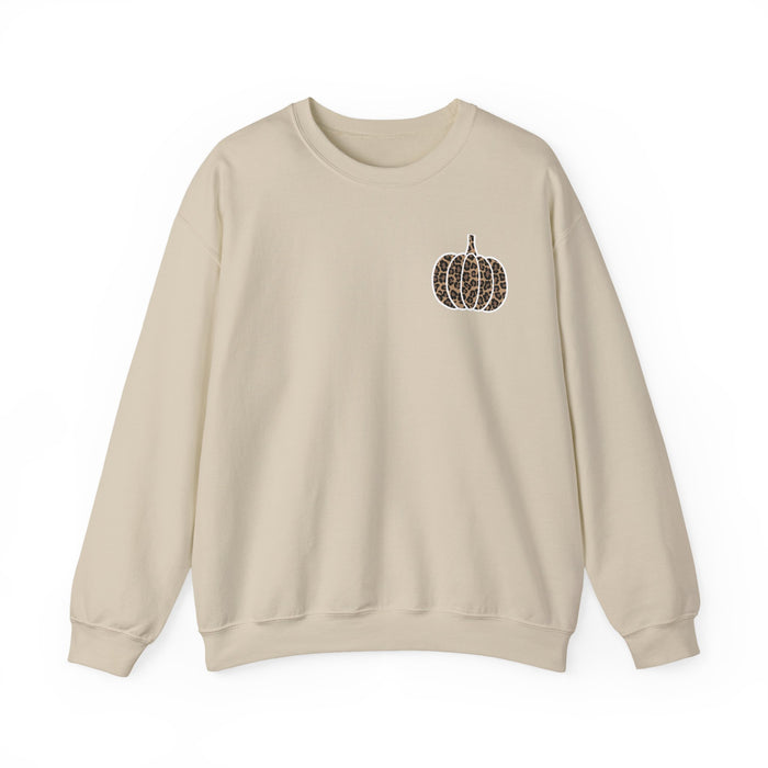 Leopard Pumpkin Sweatshirt