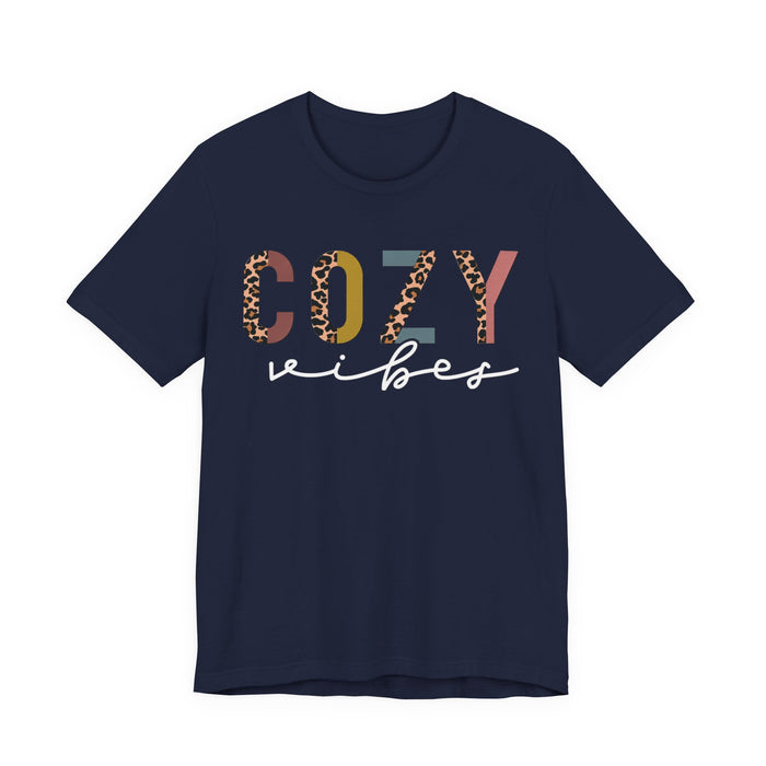 Cozy Vibes Pastel Leopard T-Shirt