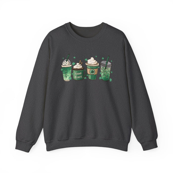 Green Shamrocks Drinks Sweatshirt