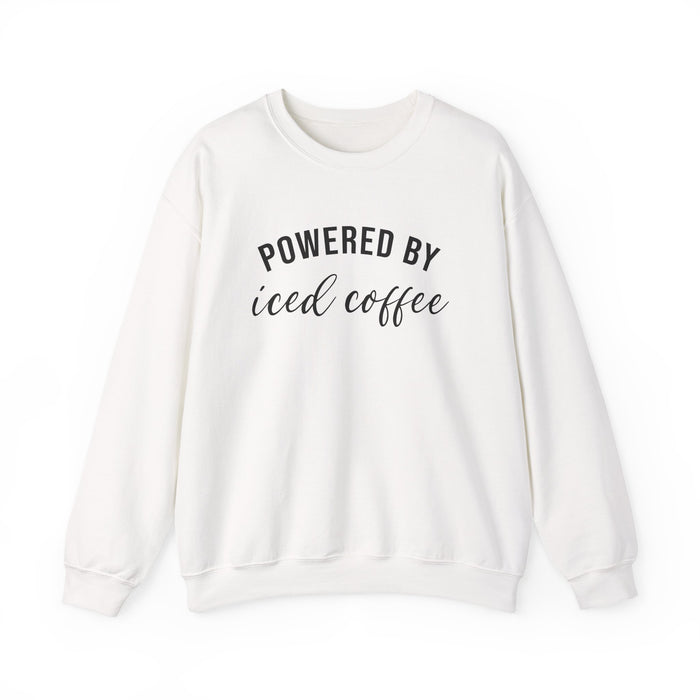 Powered by Iced Coffee Sweatshirt