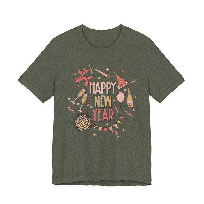 Happy New Year Confetti T-Shirt