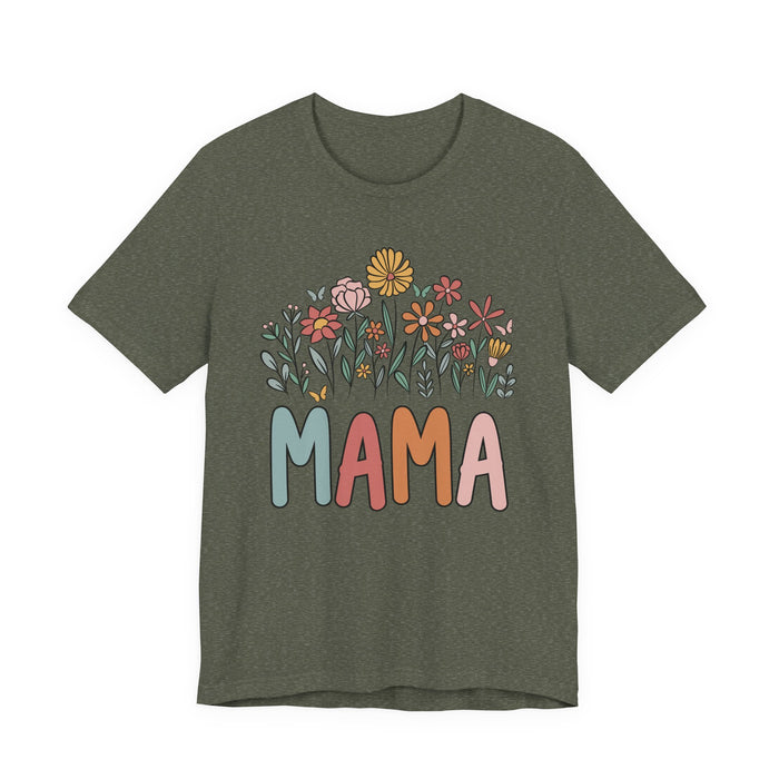 Mama Summer Flowers T-Shirt