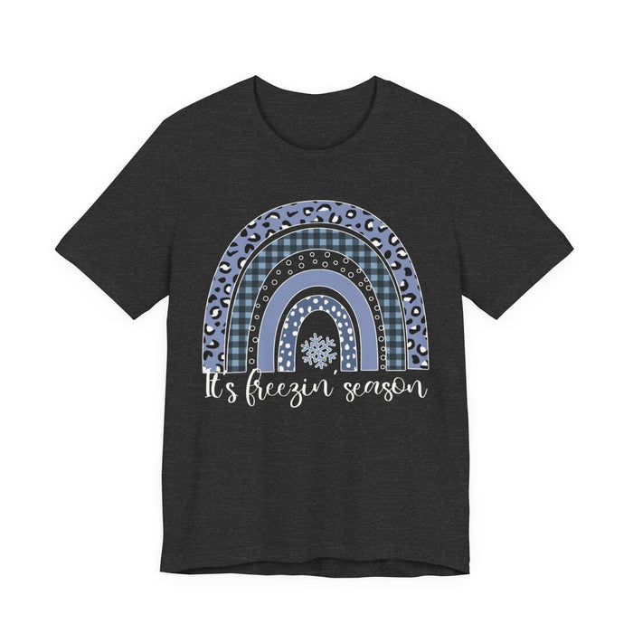 It's Freezin Season Rainbow Winter T-Shirt