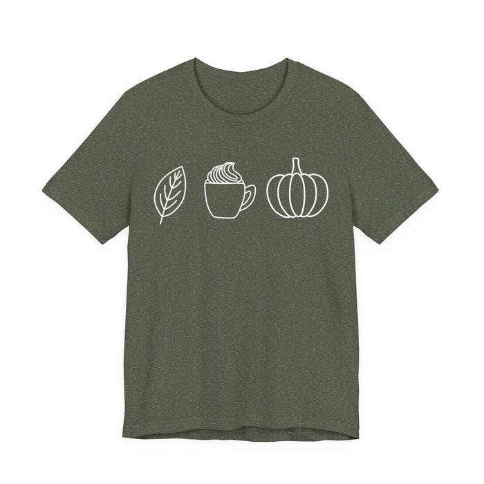 Leaves, Lattes and Pumpkins T-Shirt
