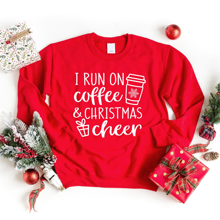 I Run On Coffee And Christmas Cheer Sweatshirt