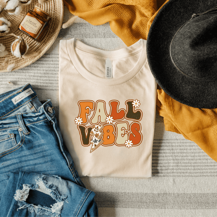 Fall Vibes Flower Bolt T-Shirt