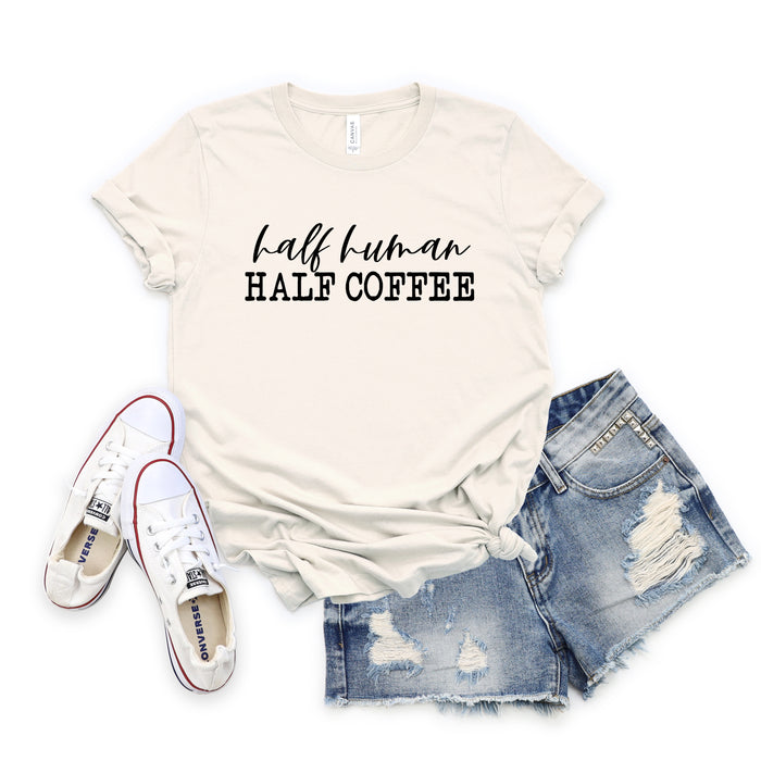 Half Human Half Coffee T-Shirt