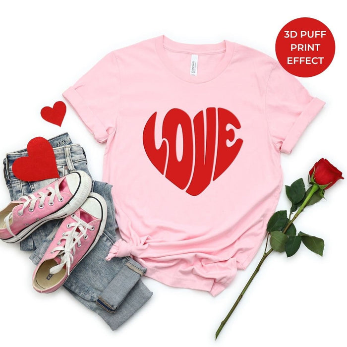 Love Puff 3D Print T-Shirt