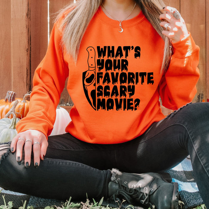 What's Your Favorite Scary Movie? Sweatshirt