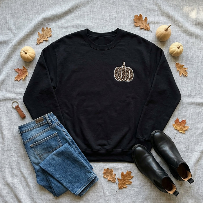 Leopard Pumpkin Sweatshirt