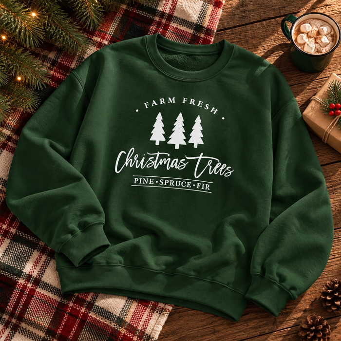 Farm Fresh Christmas Trees Sweatshirt