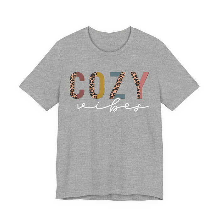 Cozy Vibes Pastel Leopard T-Shirt