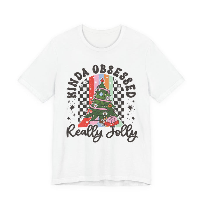 Kinda Obsessed Really Jolly Christmas T-Shirt