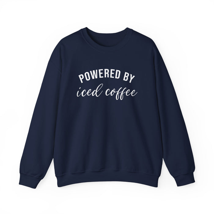 Powered by Iced Coffee Sweatshirt