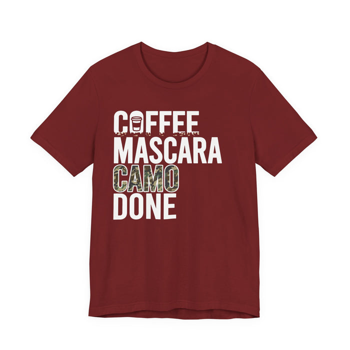 Coffee Mascara Camo Done T-Shirt