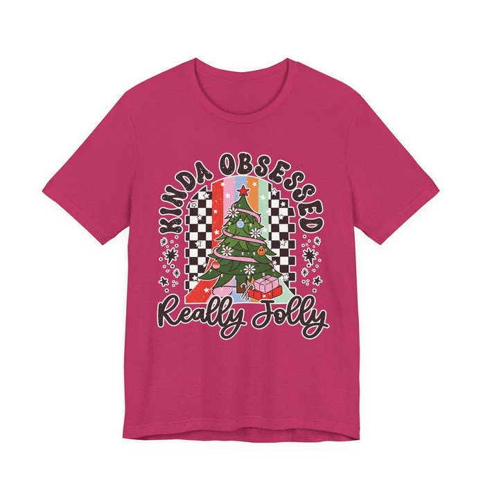 Kinda Obsessed Really Jolly Christmas T-Shirt