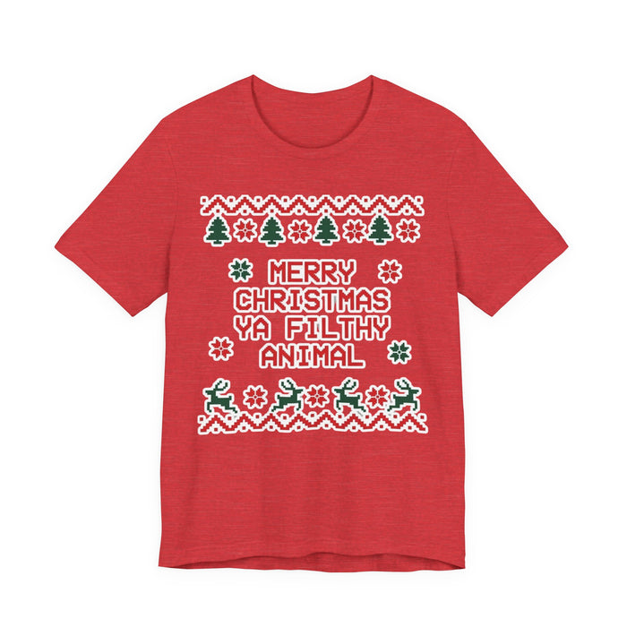 Merry Christmas Ya Filthy Animal T-Shirt