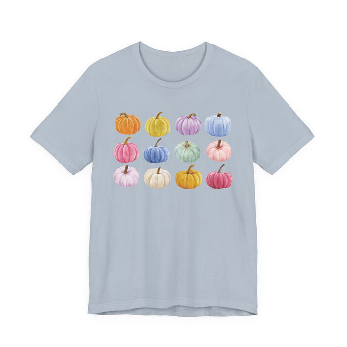 Colorful Pumpkin Graphic T-Shirt