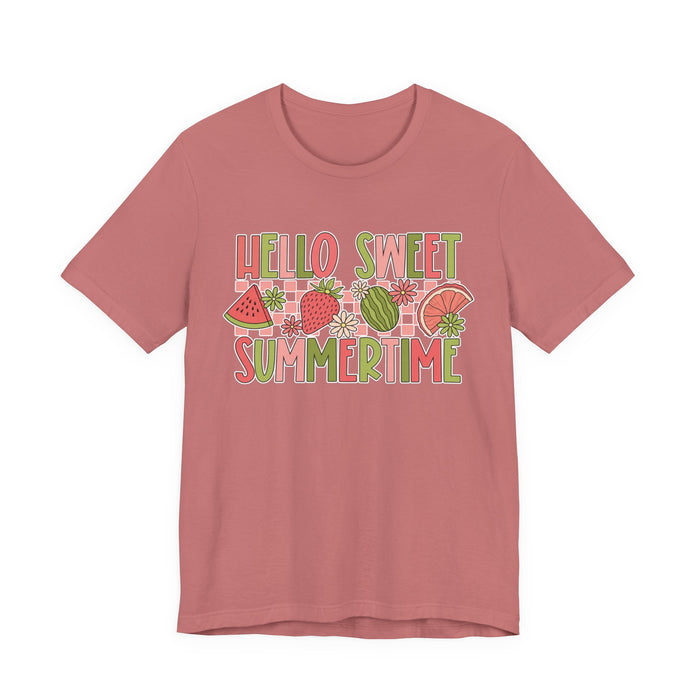 Hello Sweet Summer Time Watermelon T-Shirt