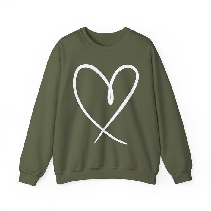Heart Outline Sweatshirt