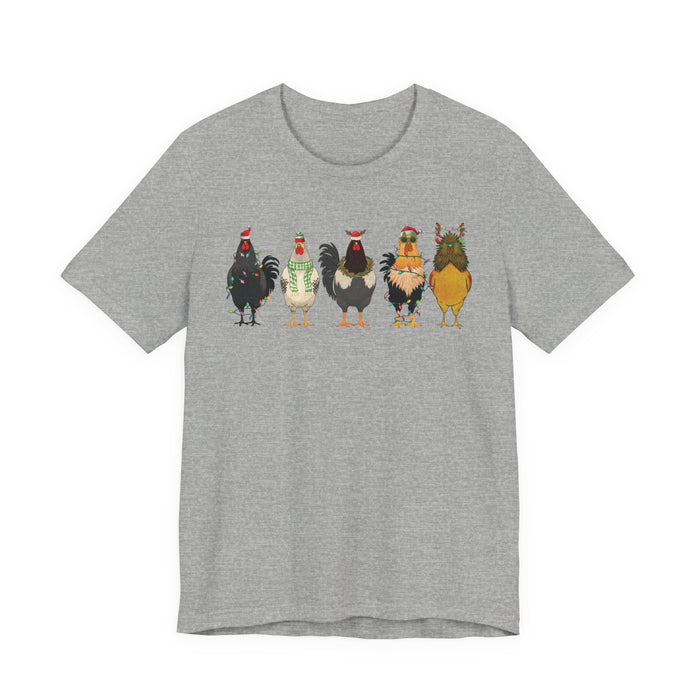 Christmas Chicken Farm T-Shirt
