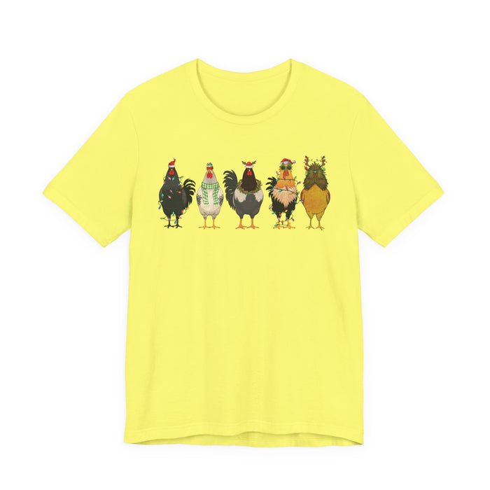 Christmas Chicken Farm T-Shirt