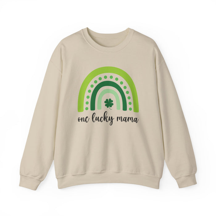 One Lucky Mama Crewneck Sweatshirt