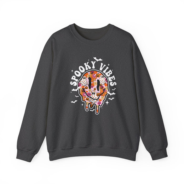 Spooky Vibes Smiley Face Sweatshirt