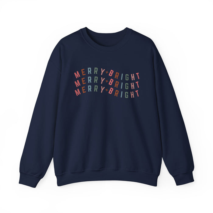Merry + Bright Wavy Sweatshirt