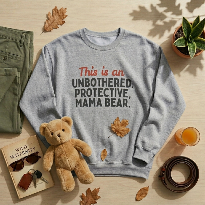 Mama Bear Sweatshirt — "This is an Unbothered, Protective, Mama Bear"