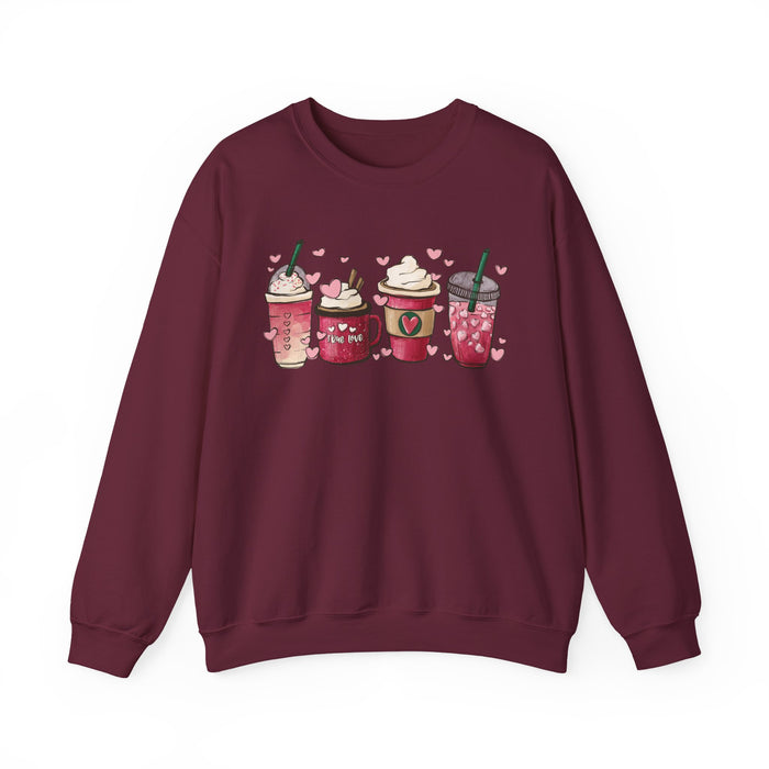 Pink Love Cups Sweatshirt