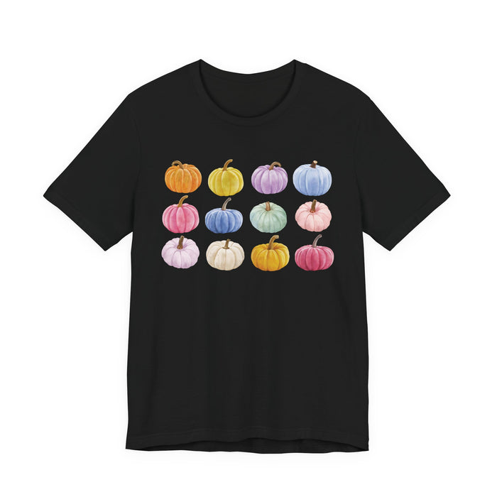 Colorful Pumpkin Graphic T-Shirt
