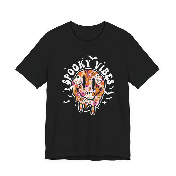 Spooky Vibes Smiley Face T-Shirt
