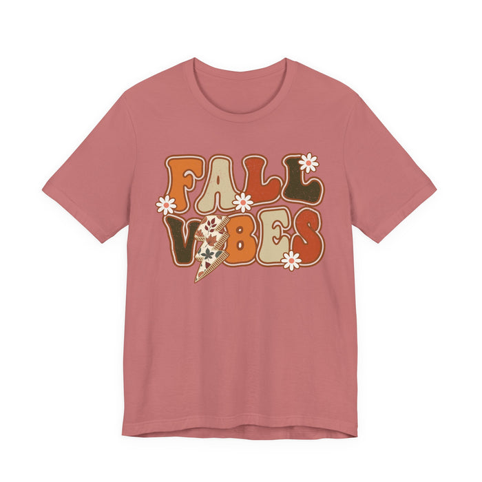 Fall Vibes Flower Bolt T-Shirt