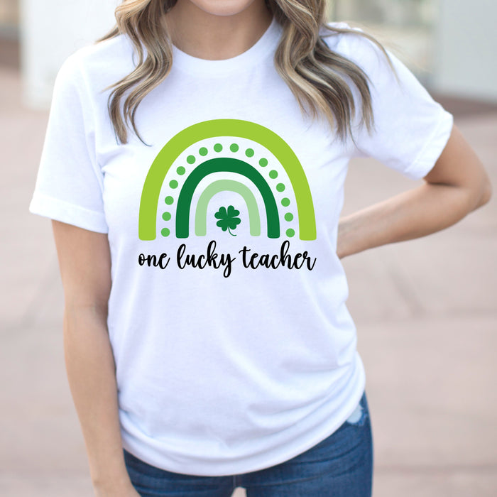 One Lucky Teacher Shirt