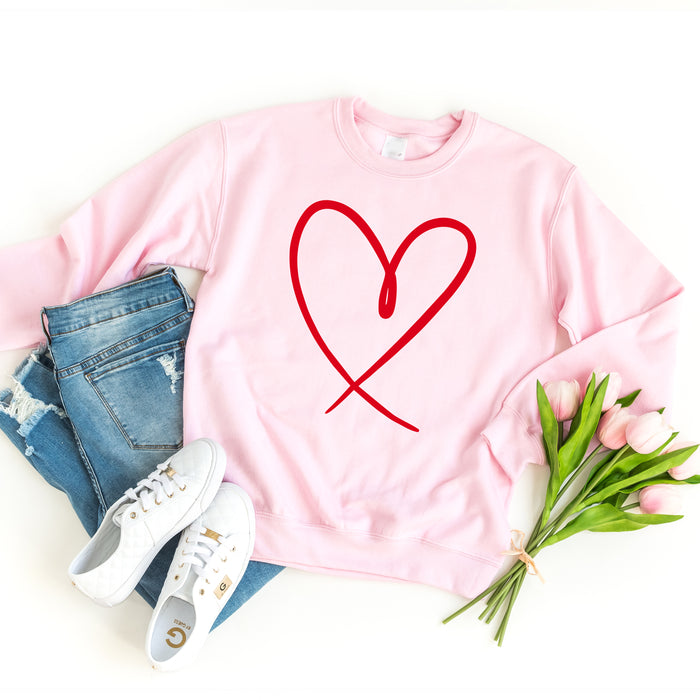 Heart Outline Sweatshirt