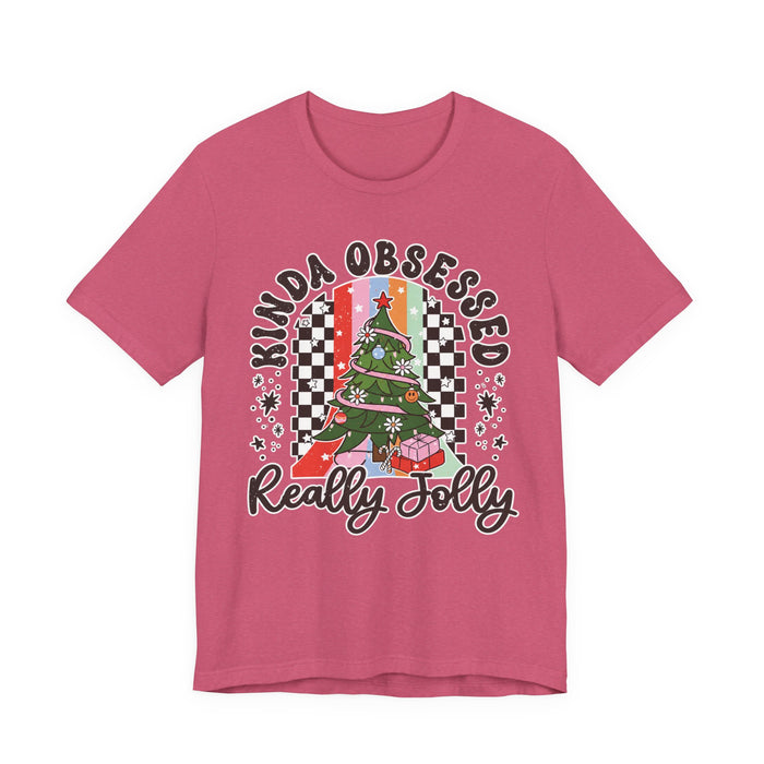 Kinda Obsessed Really Jolly Christmas T-Shirt