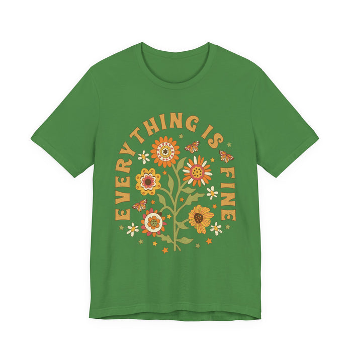 Everything is Fine Floral T-Shirt