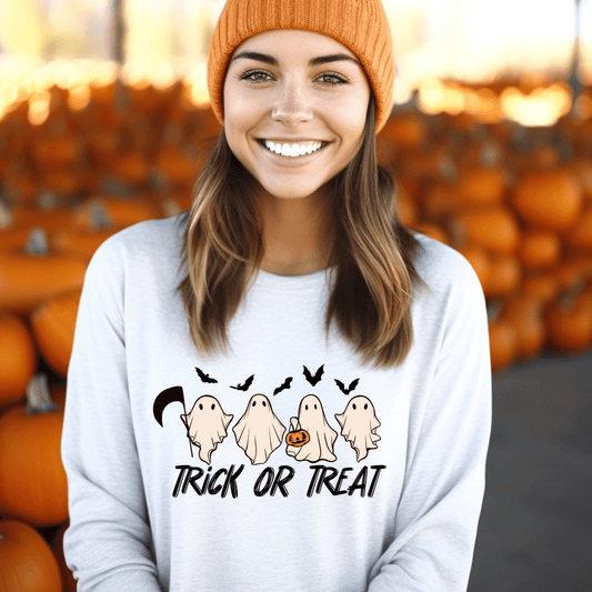 Trick or Treat Ghosts Sweatshirt