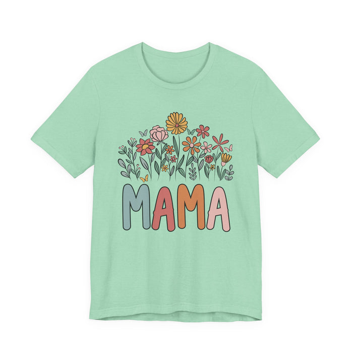 Mama Summer Flowers T-Shirt