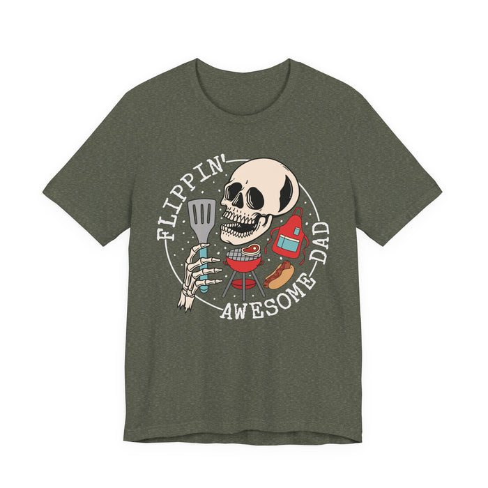 Flippin' Awesome Dad BBQ T-Shirt