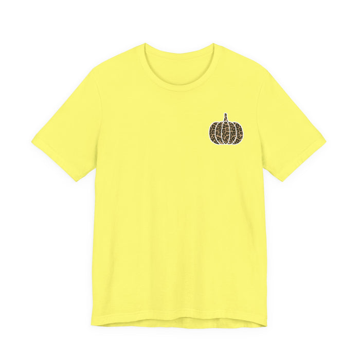 Leopard Pumpkin Fall T-Shirt