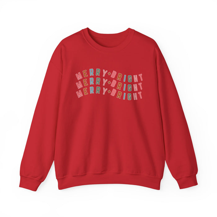 Merry + Bright Wavy Sweatshirt