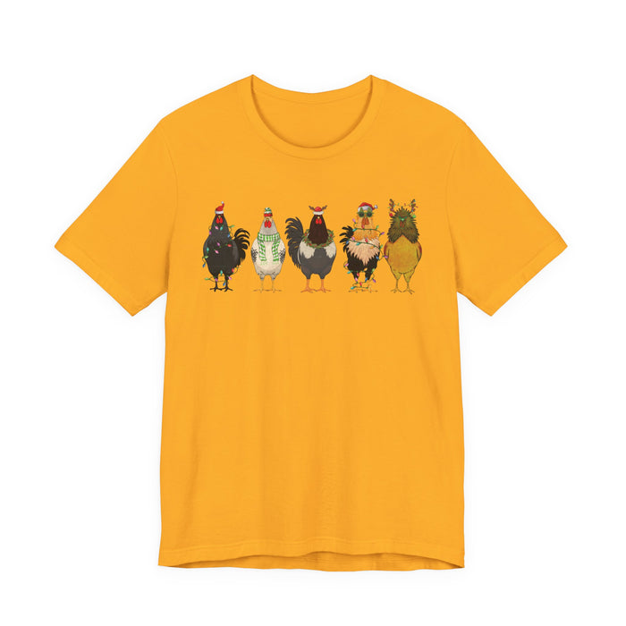 Christmas Chicken Farm T-Shirt