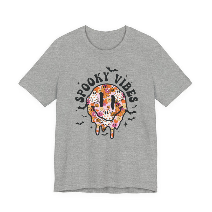 Spooky Vibes Smiley Face T-Shirt