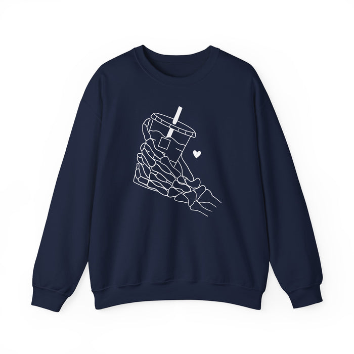 Skeleton Coffee Sweatshirt