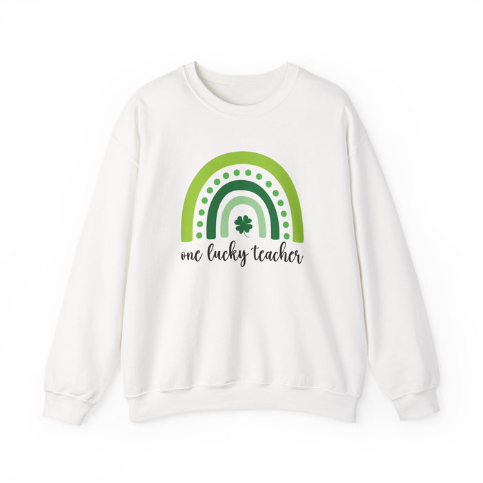 One Lucky Teacher Crewneck Sweatshirt
